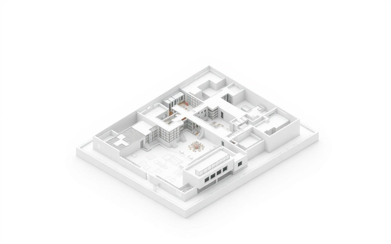 Plans DWG et PDF convertis en maquette BIM 3D
